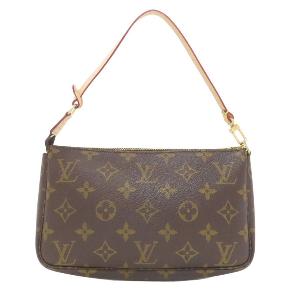 LOUIS VUITTON Brown Monogram Canvas Pochette Pouch - Picture 2 of 13